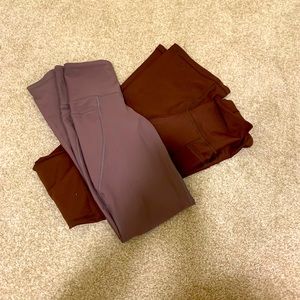 Two Old Navy Flare Leggings